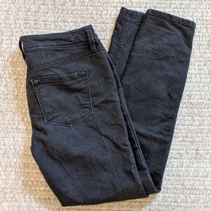 LOFT Modern Skinny Black Jeans, Size 4